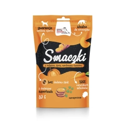 Syta Micha Smaczki dla psa z indykiem, dynią, marchewką 80g